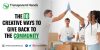 The 10 Creative Ways to Give Back to the Community