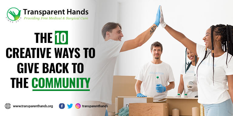 ways to give back to the community