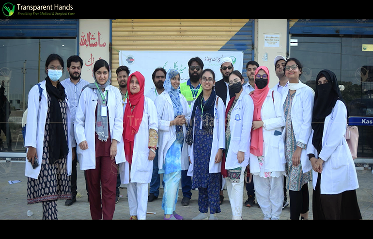 Conducted medical camp in karachi