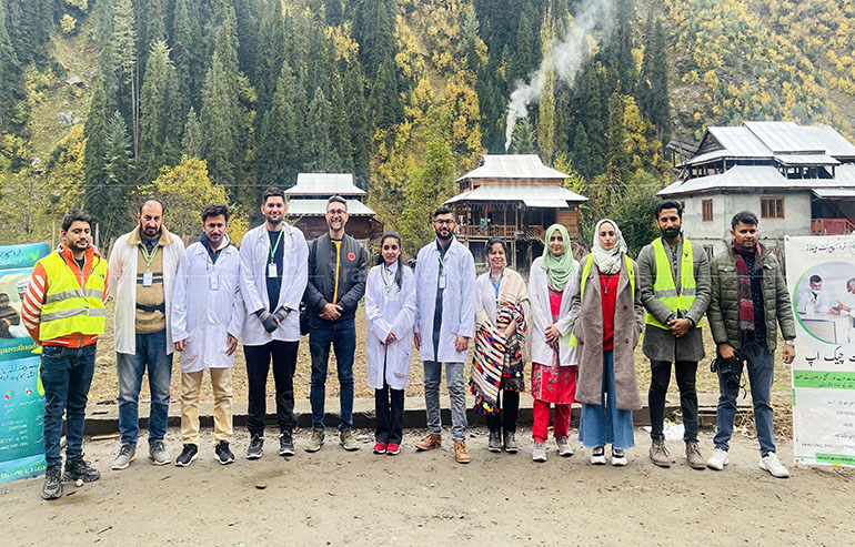 Free medical camp in Azad Kashmir conducted in Jander seri neelam valley