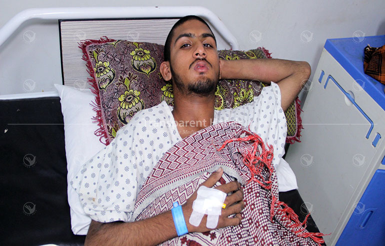 Muhammad Hussain Tonsillitis Patient