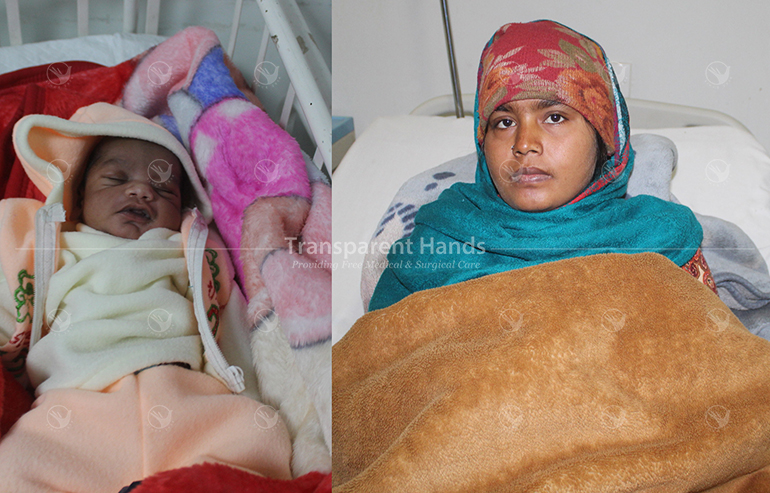 shaheena bibi c-section baby boy