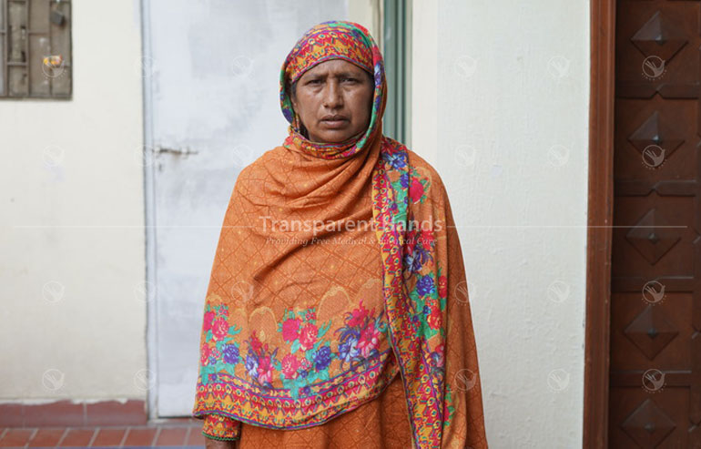 Parveen cancer patient pre image