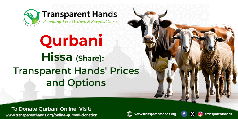 Transparent Hands Qurbani Hissa