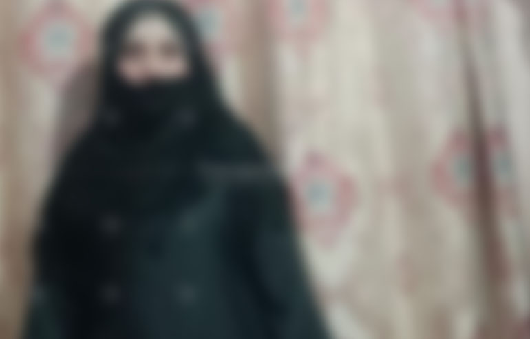Iqra bibi blurred image