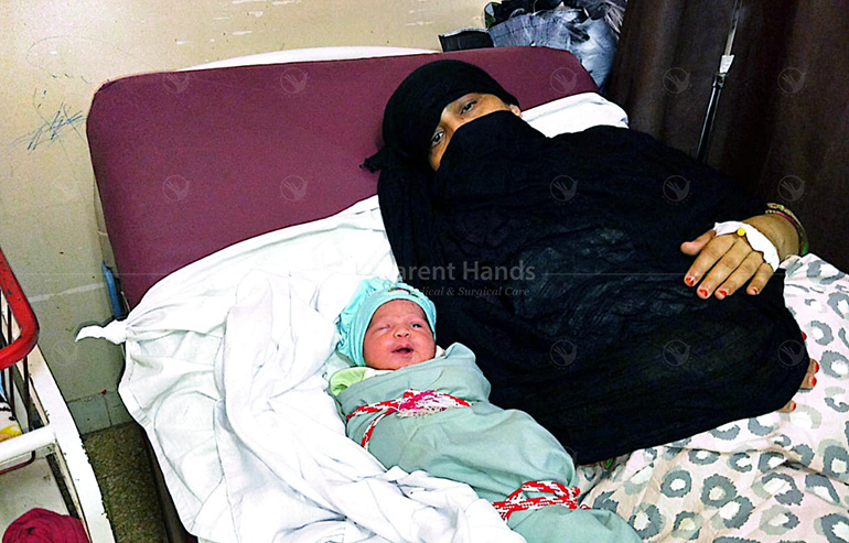 Khalida c section patient