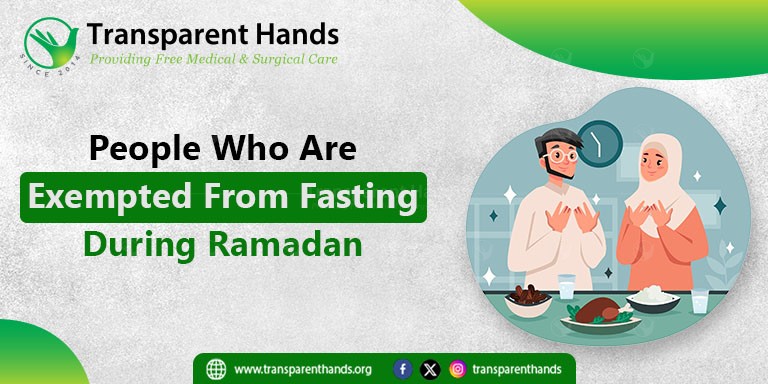 exempted from fasting during Ramadan