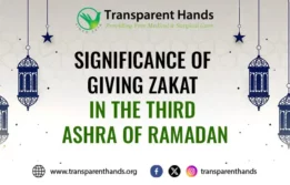 Giving Zakat in the Third Ashra of Ramadan