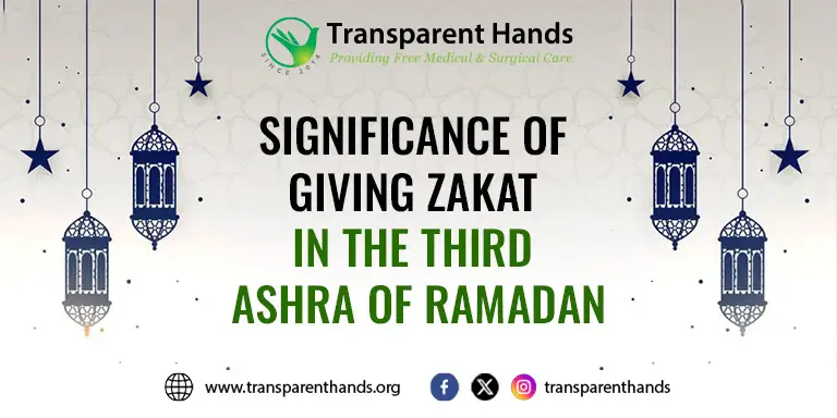 Giving Zakat in the Third Ashra of Ramadan
