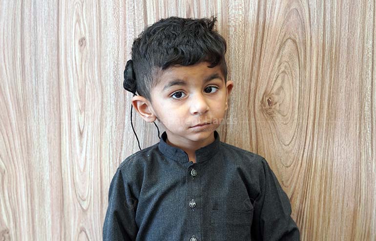 Abuzar with Cochlear Implant