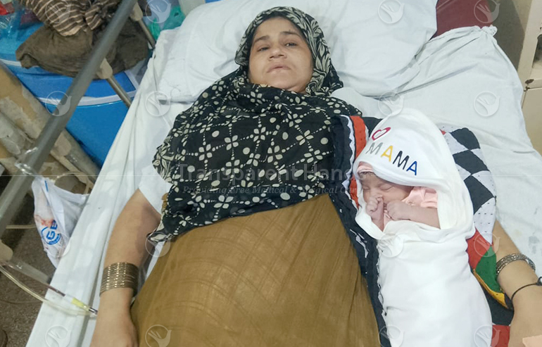 Sameena Safely Underwent a C-Section