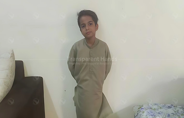 Affan Waseem, an 8-year-old boy from Multan
