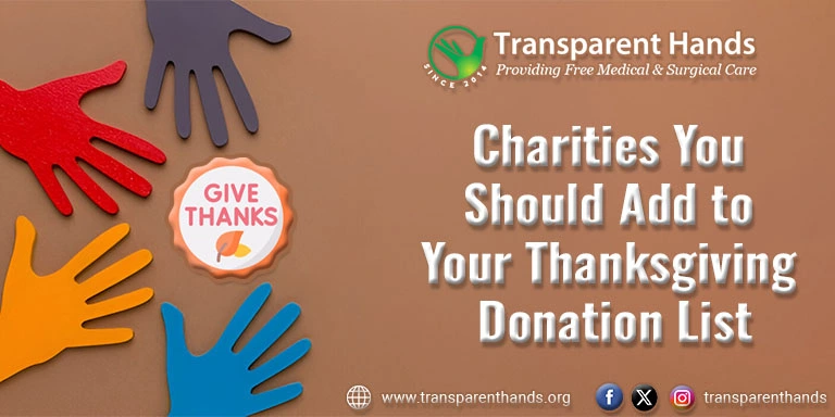 Thanksgiving Donation List