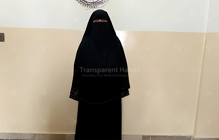 Khalida Bibi, a 44-year-old woman from Karachi