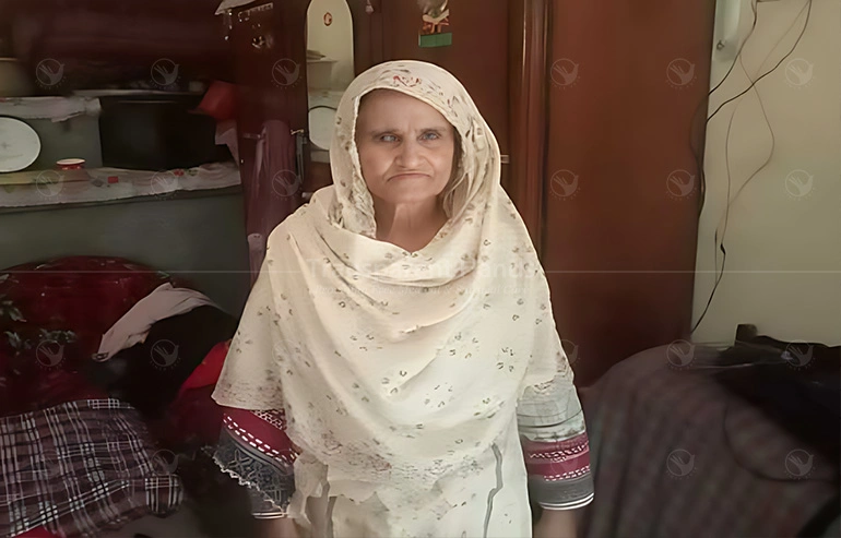 Rani Bibi, a 75-year-old woman from Lahore