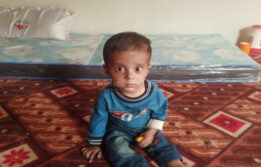 Rohan Khan, a 1-year-old boy from Upper Dir, KPK