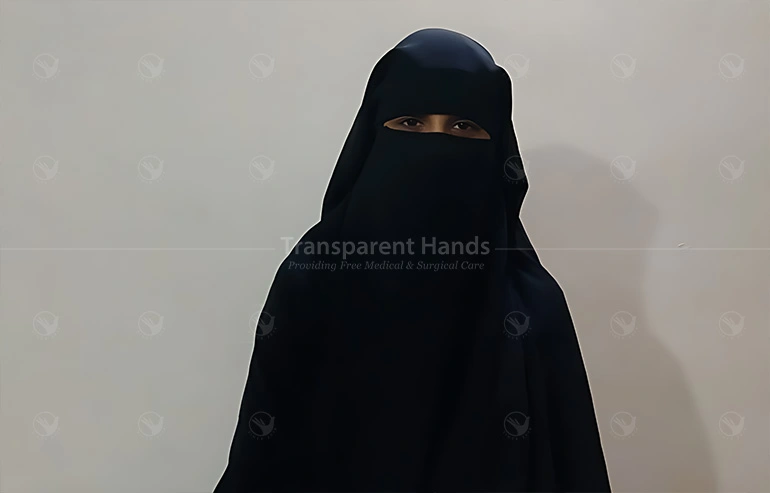 Tabassum Ajmal, an 18-year-old girl from Karachi