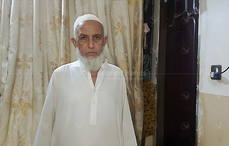 Gul Muhammad, a 54-year-old man from Karachi