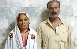 Hanifa Chanesar, a 49-year-old woman from Hyderabad, Sindh