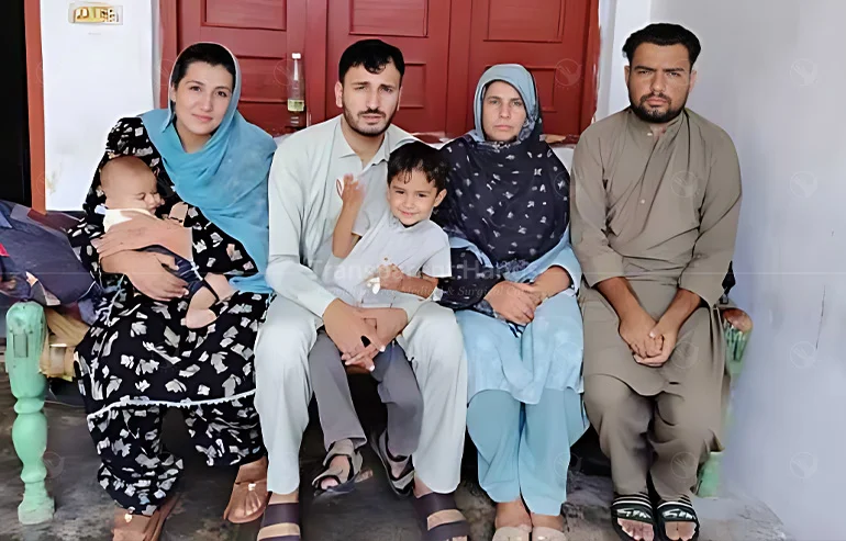 Three-year-old Muhammad Sufian Haider from Swat