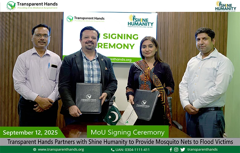 Transparent Hands Partners with Shine Humanity