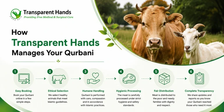 Transparent Hands Qurbani