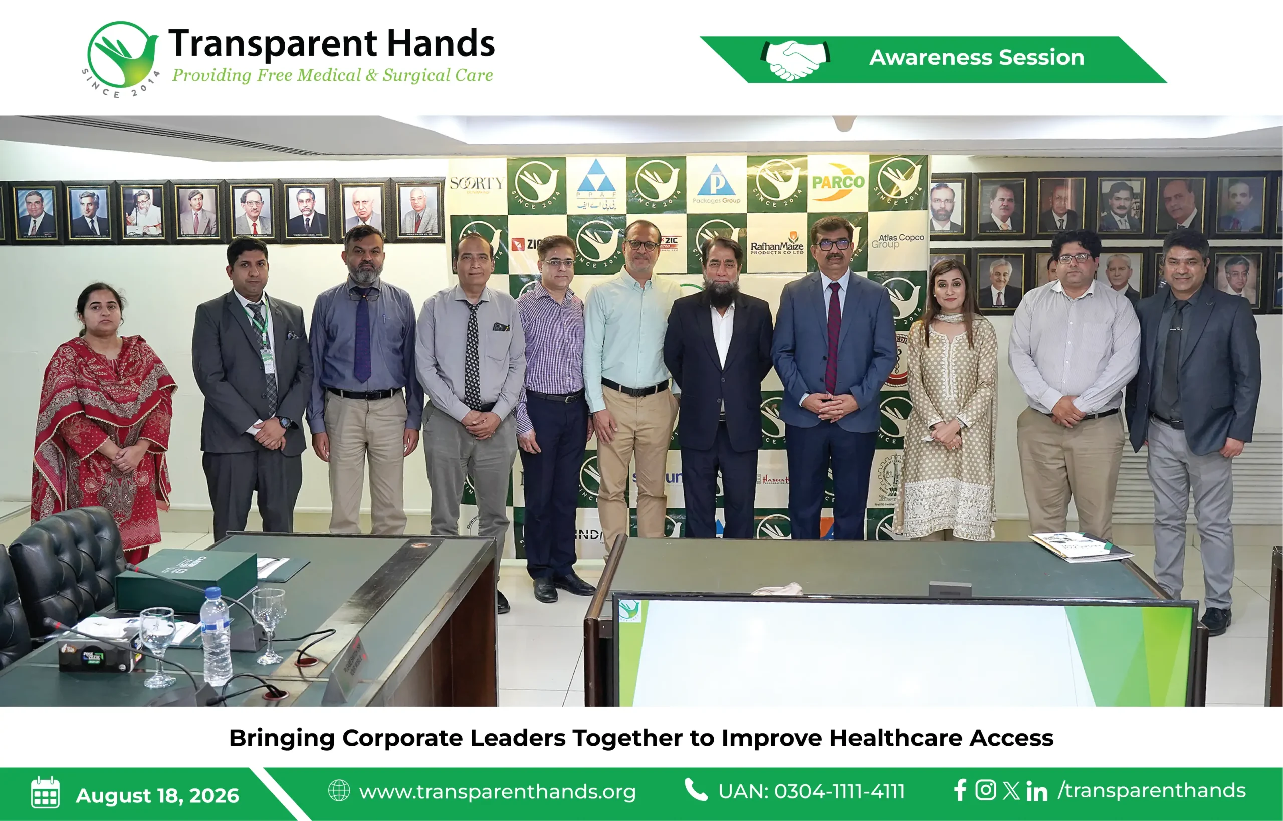 Awareness session with corporate sector